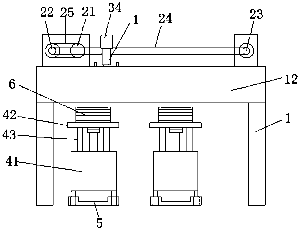 Automatic feeding mechanical hand mechanism for punching machine