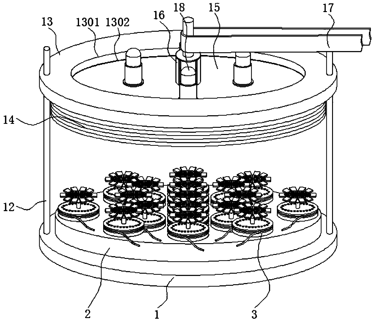 Polishing device and polishing process for inner ring and outer ring of bearing ferrule