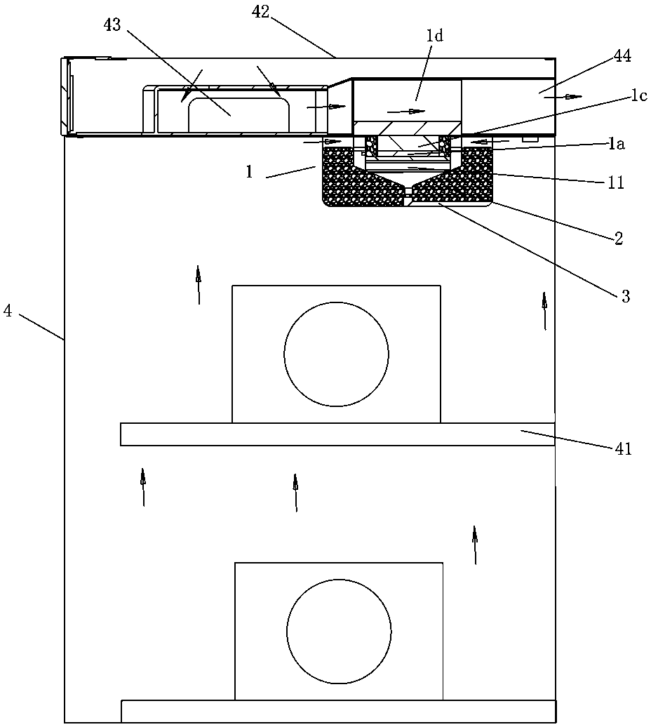 Cold storage condensate device