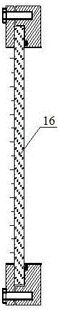 Optimization design device and optimization method for filtering-backwashing parameters of poly-containing sewage