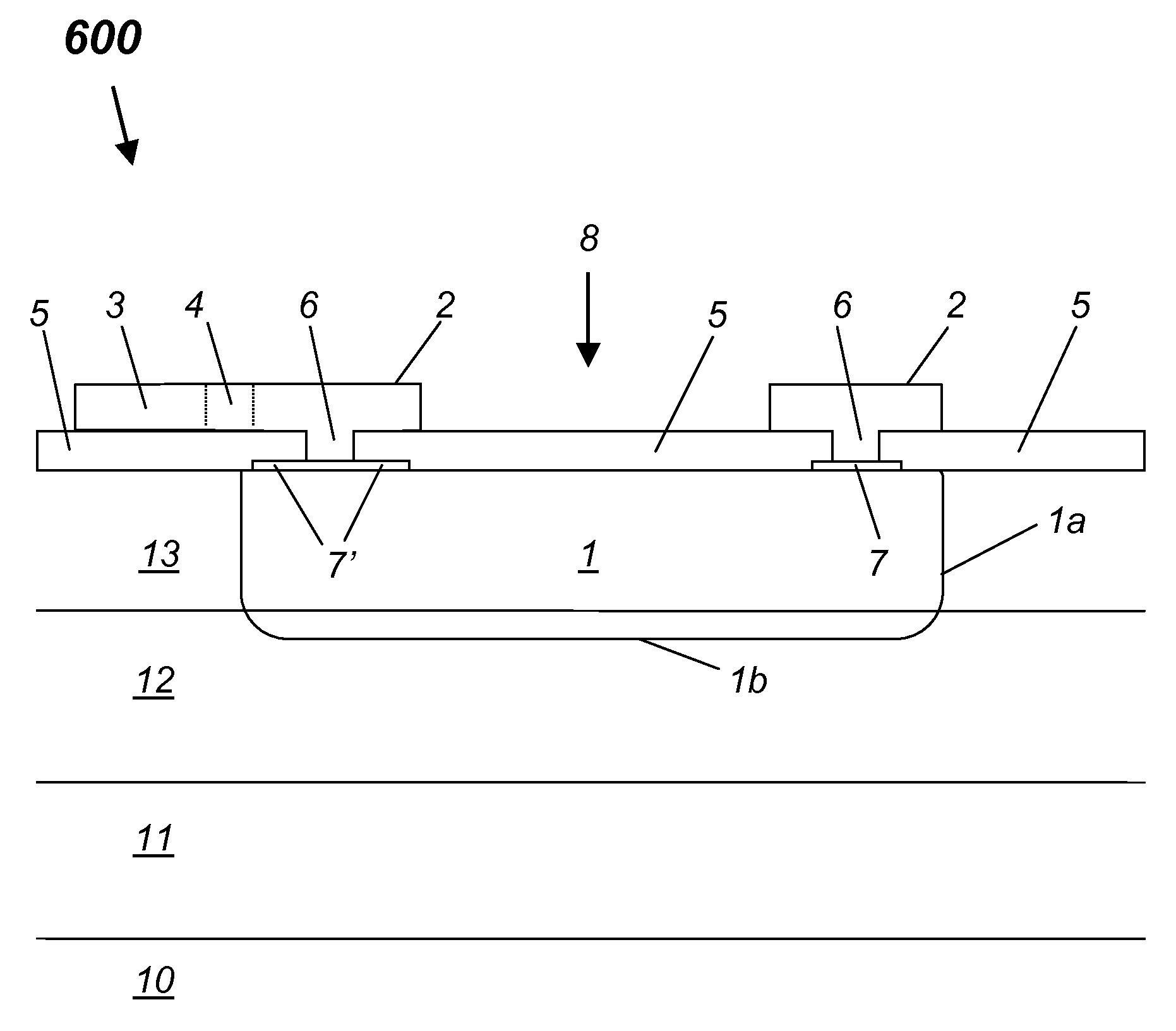 Photodiode with high ESD threshold