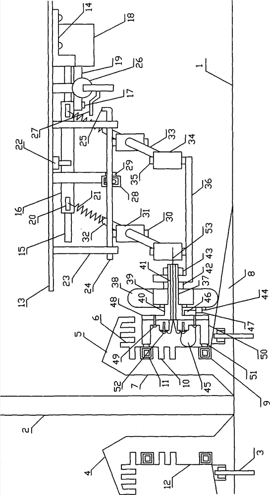 Automatic charging device for electric automobile driving on waterproof rails of road