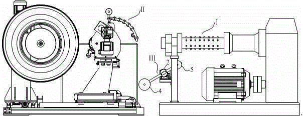 Tire retreading winding machine storage device and tire retreading extrusion winding device