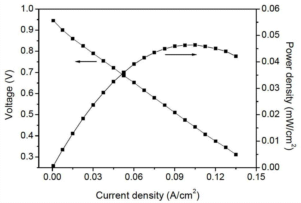 Direct sodium borohydride fuel cell anode and manufacture method thereof