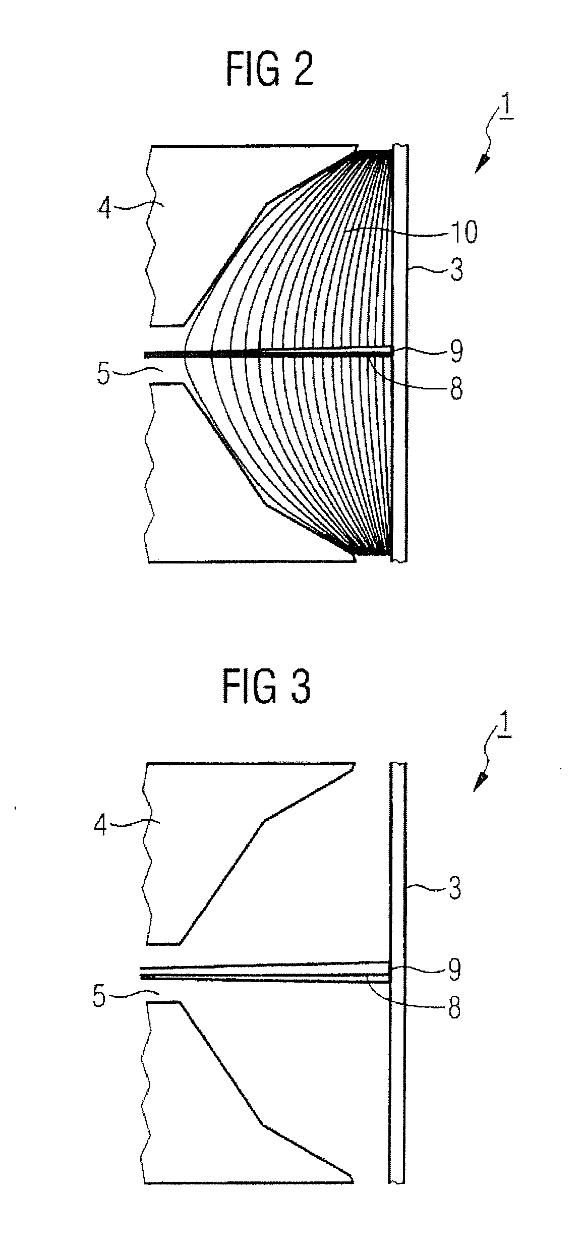 X-ray tube with a catching device for backscattered electrons, and operating method therefor