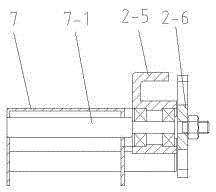 Seedling falling control mechanism of potted seedling transplanting machine