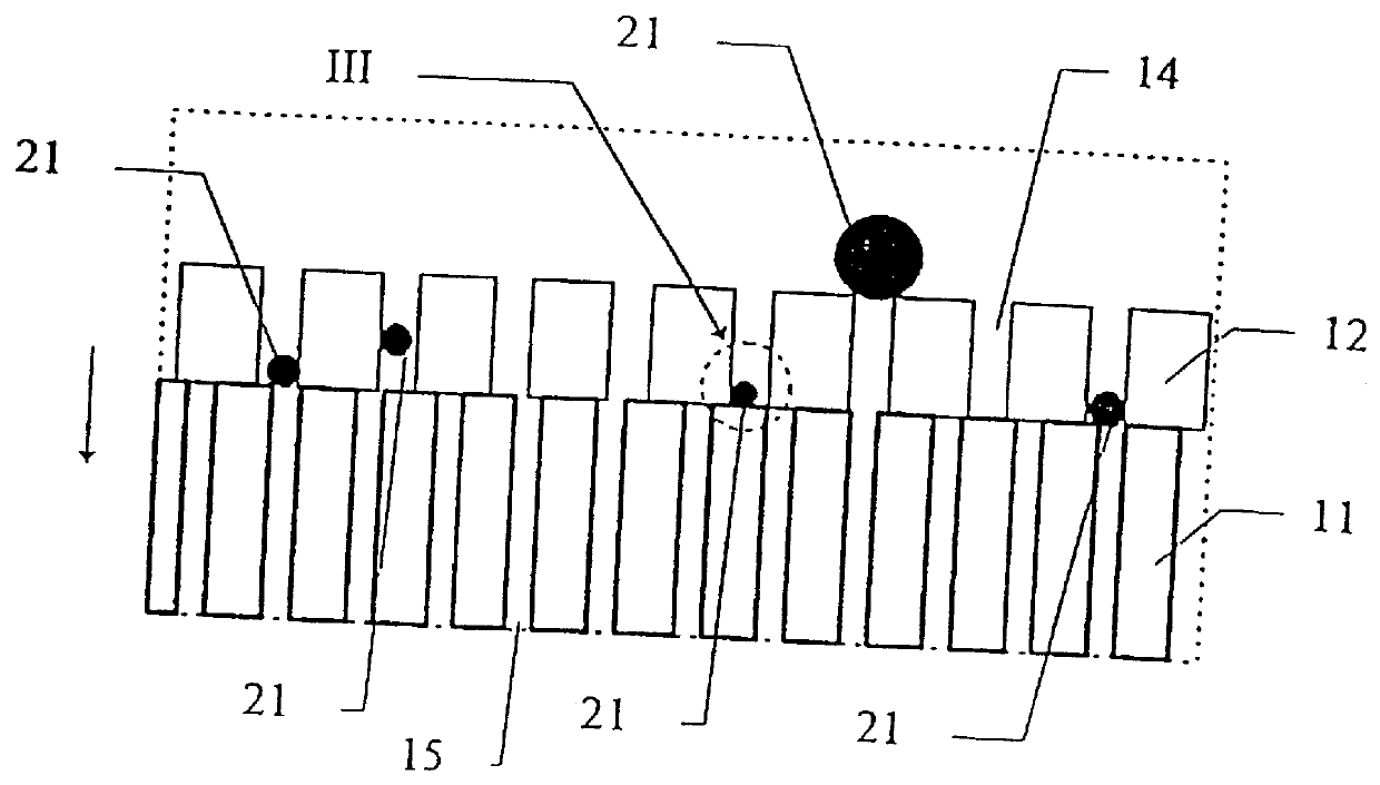 Method and a reactor for electrochemical conversion of a material e.g. soot particles being insoluble in a fluid