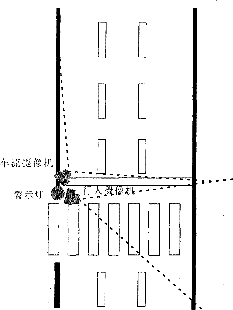 Self-adaptive intelligent traffic light and control method thereof