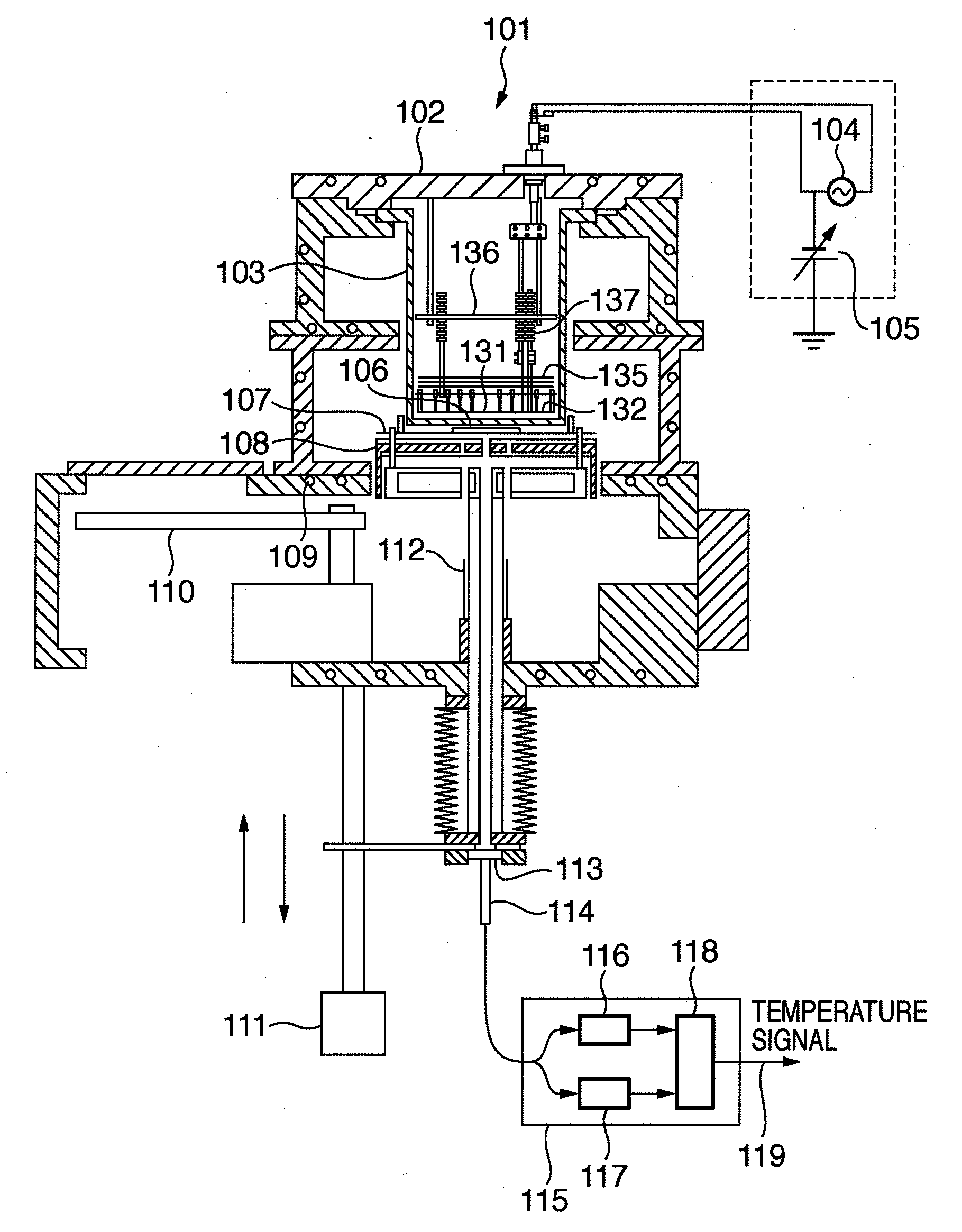 Substrate heating apparatus, semiconductor device manufacturing method, and semiconductor device