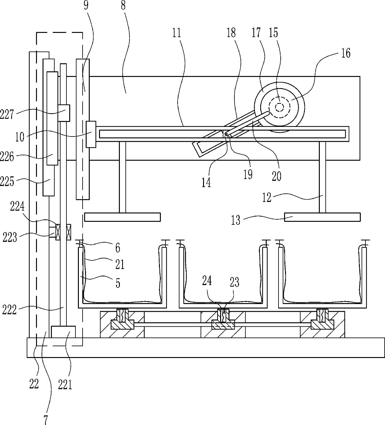 A kind of compacting equipment for medical waste recycling