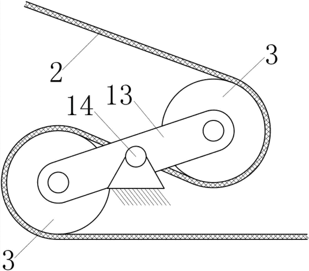 Cooling system for glass fiber cloth