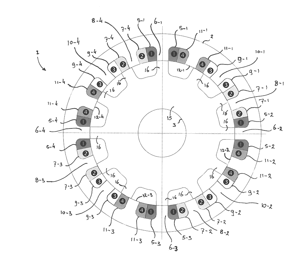 Switched reluctance motor and method therefore