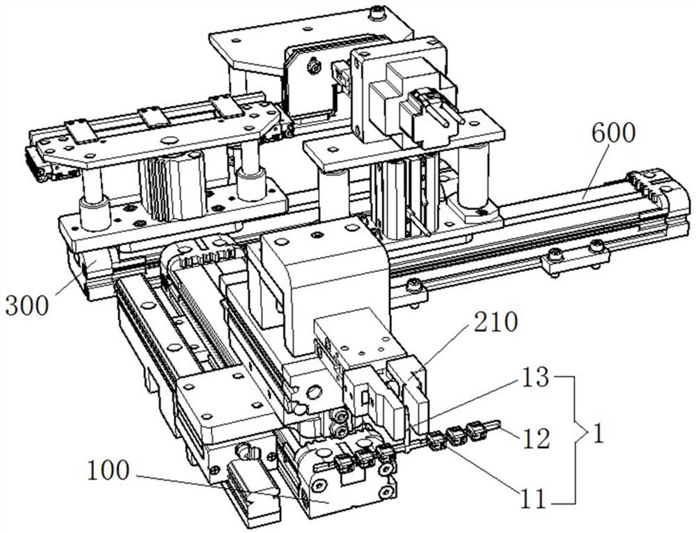 Cutting separation system for injection molding part and cutting separation method of cutting separation system