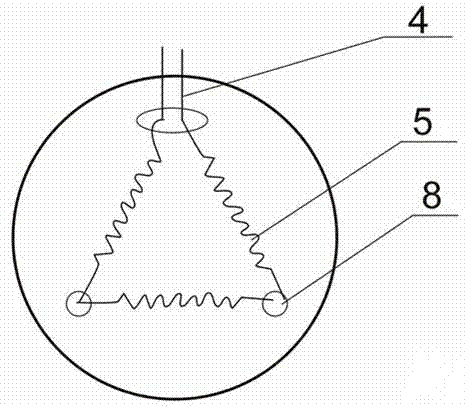 Low-energy-consumption high-light-intensity annular light-emitting cavity fluorescent lamp