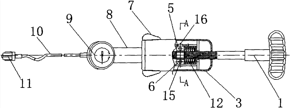 A balloon inflation pressure pump