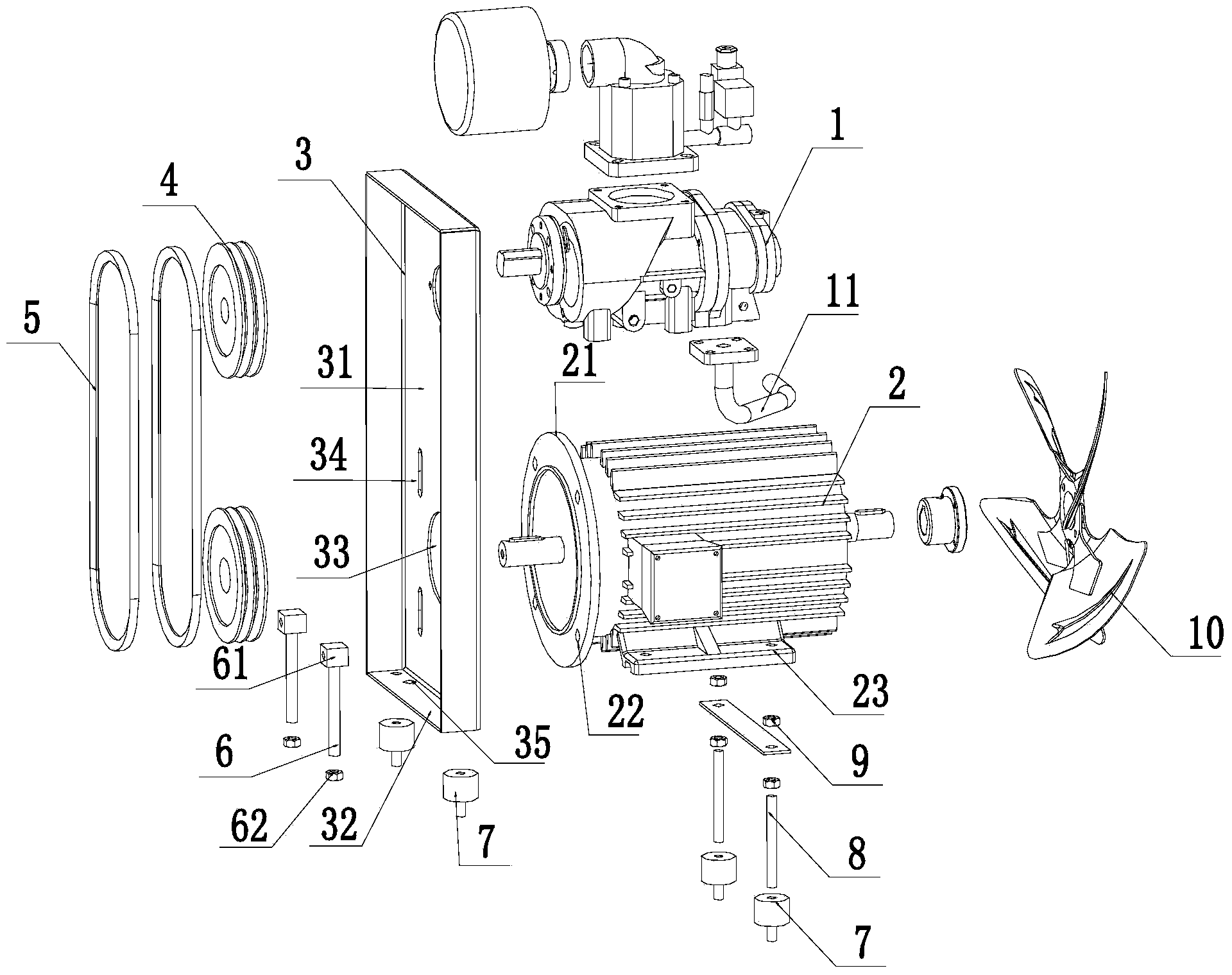 Screw-type air compressor