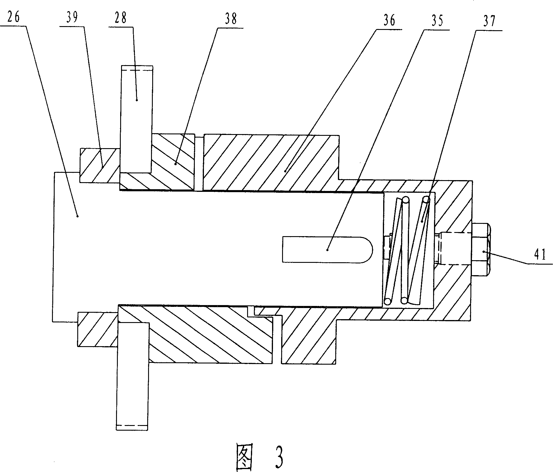 Pneumatic boosted seed,fentilizer hole sowing machine