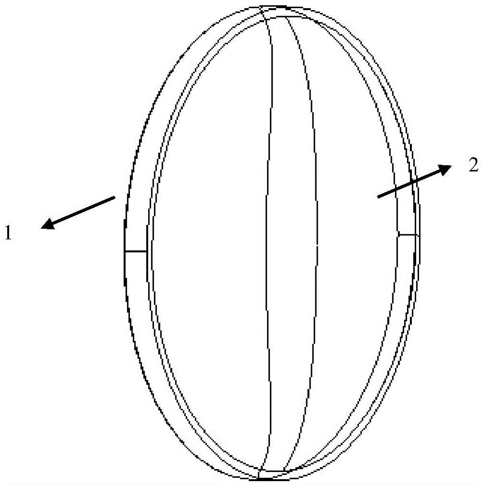 Intraocular lens with large depth of focus based on the residual accommodation of the human eye