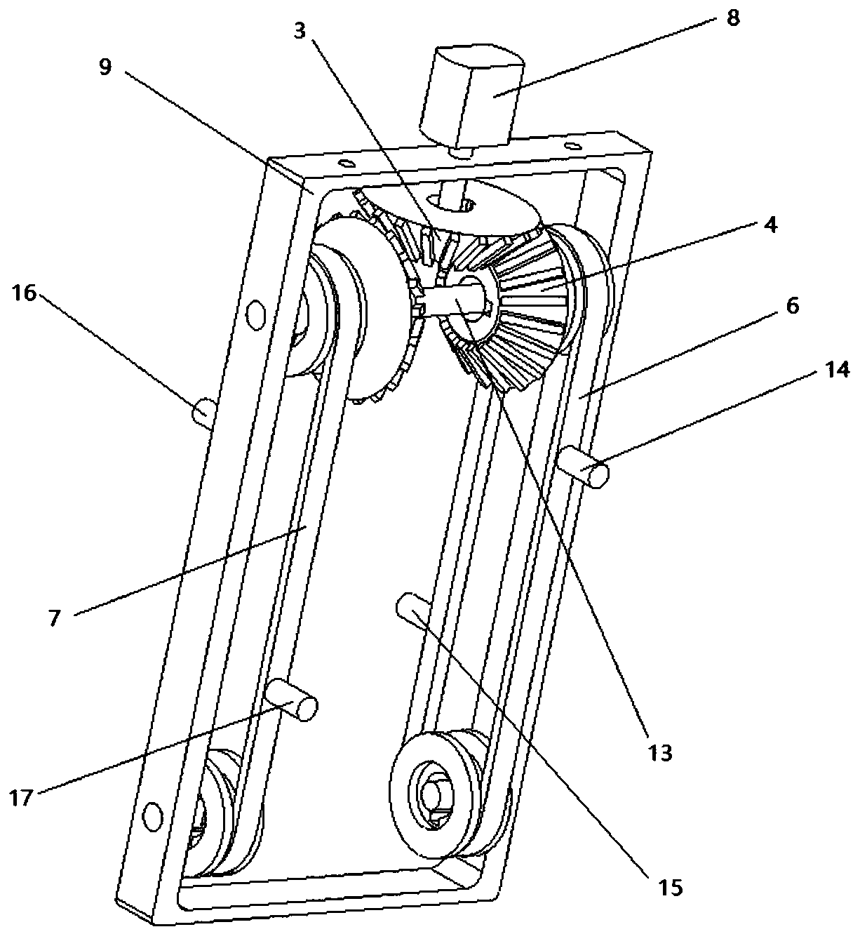 Tea ridge depth detecting device based on infrared range finding