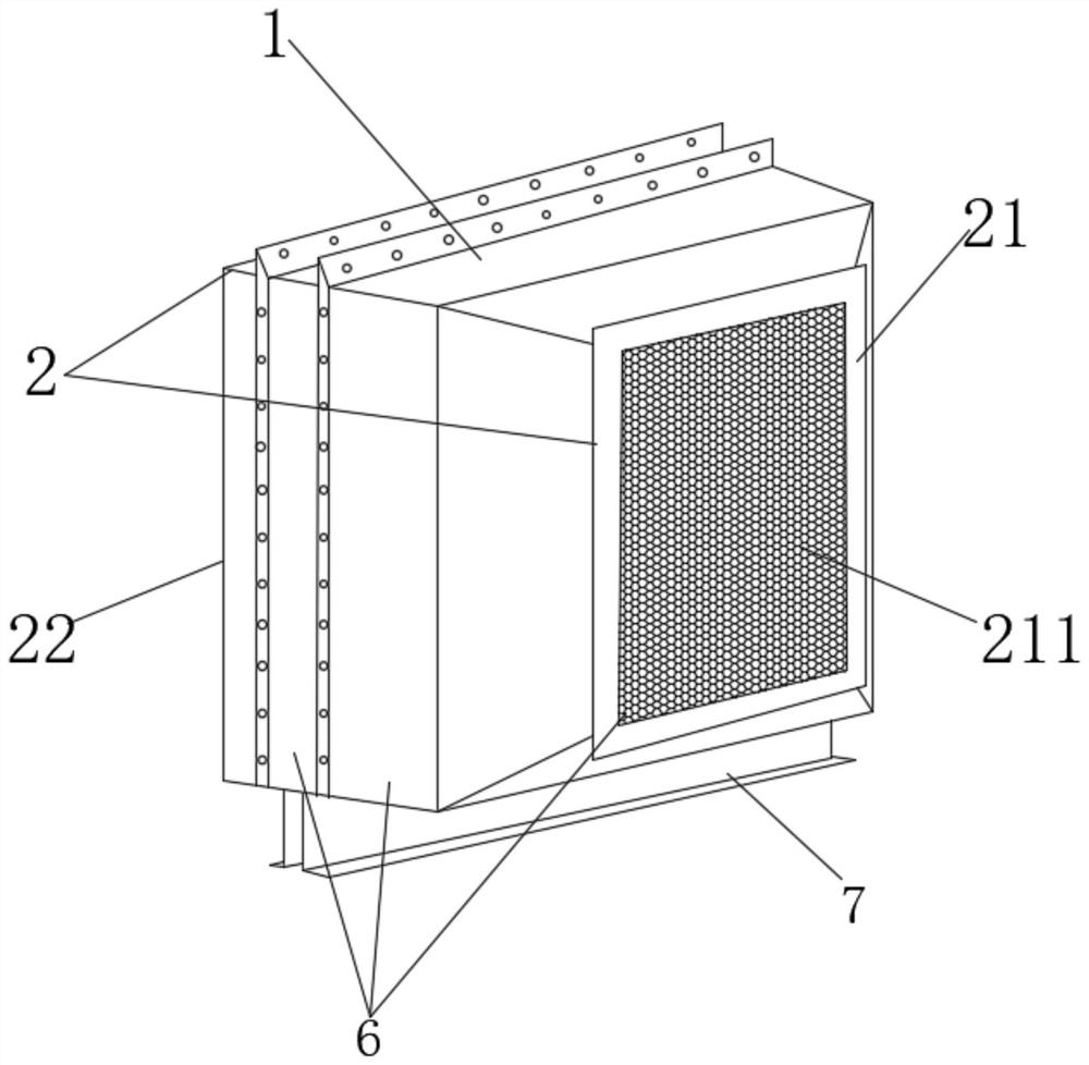 Salt mist removal filtering system