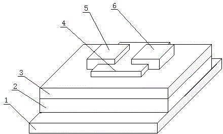 Indium tin zinc oxide homogeneous thin film transistor and preparation method thereof