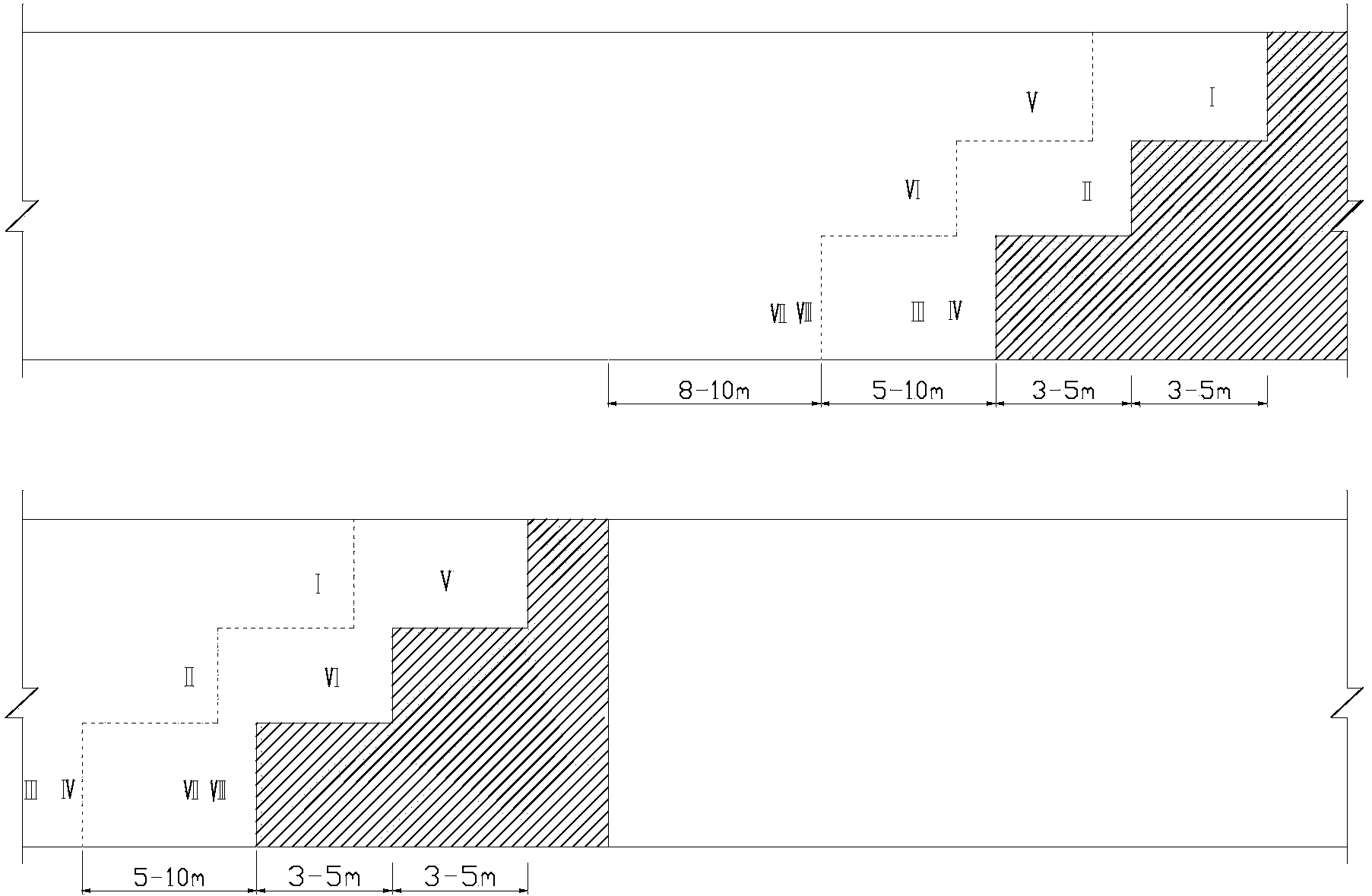 Excavation technique for shallow-buried large-span small-spacing loess tunnel