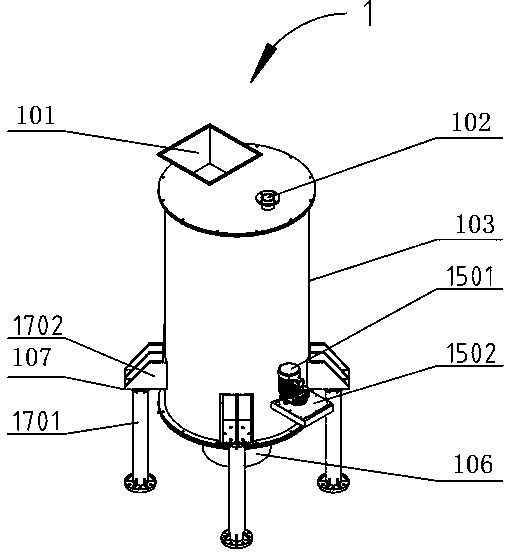 A waste pyrolysis gasification system