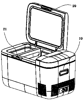 Novel car refrigerator