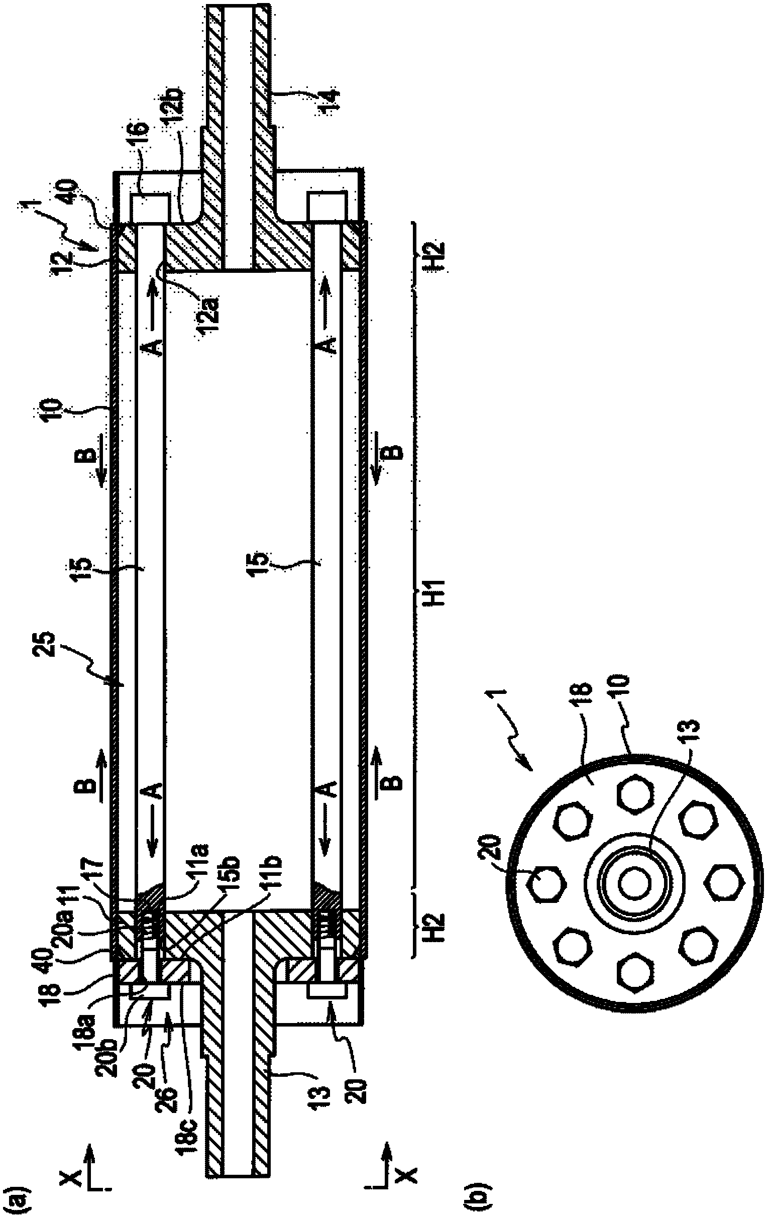 Jig for holding thin cylindrical work, method for processing thin cylindrical work, and sheet film forming roll