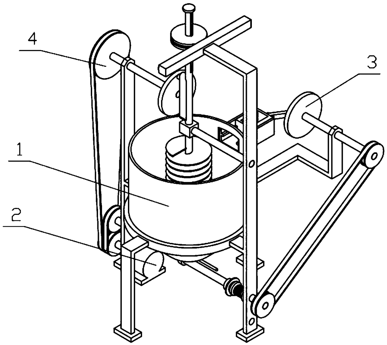 Printing and dyeing raw material mixer