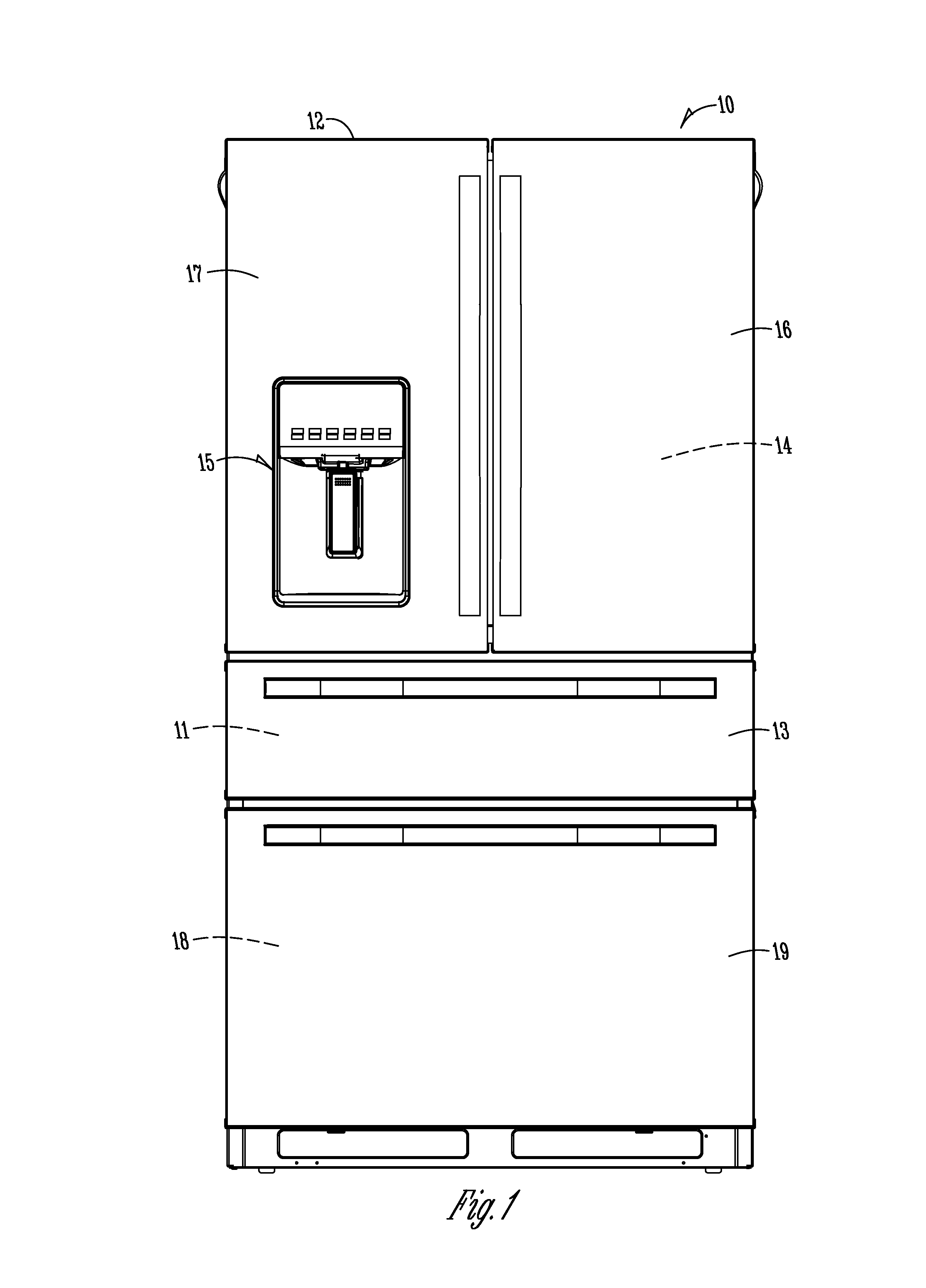 Under mount roller for crisper system