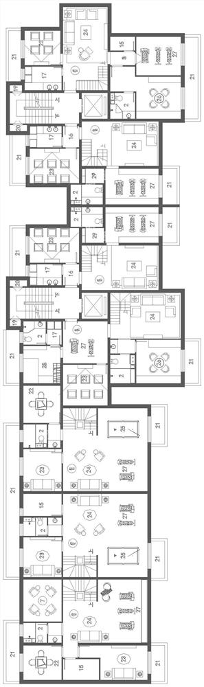 Novel multi-storey drop house building