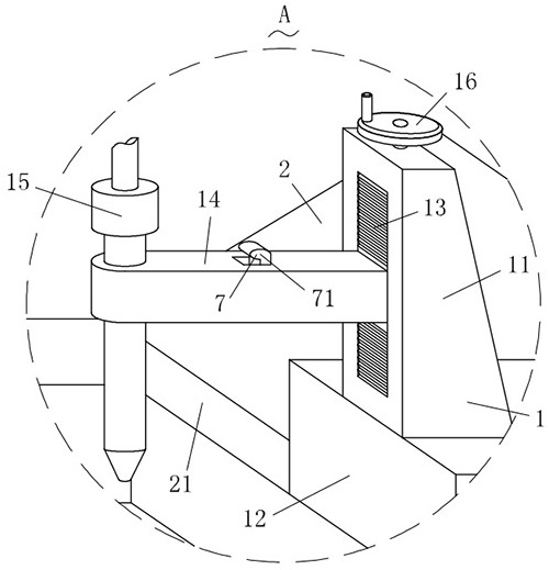 Rotary clamping device for laser cutting machine for arc cutting