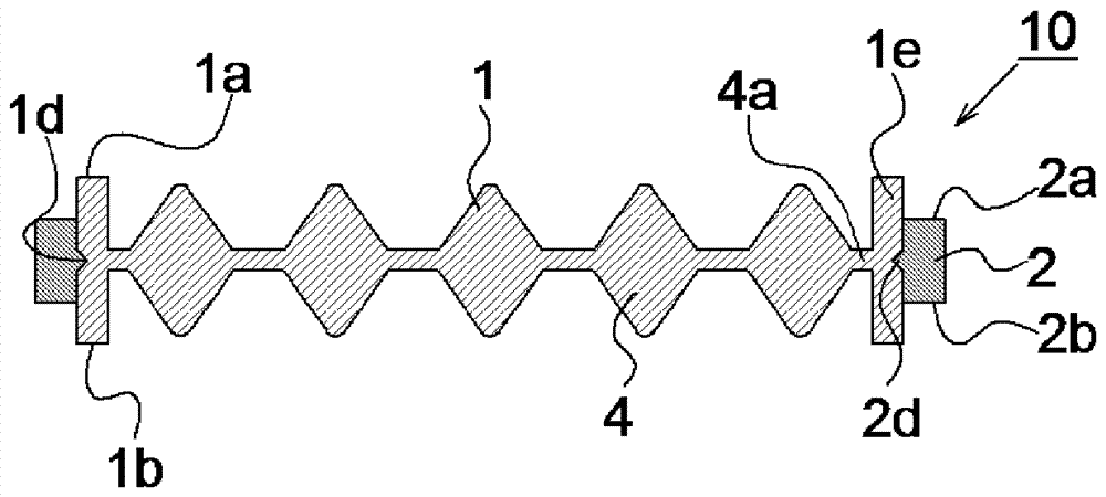 Workpiece unit and method for producing same