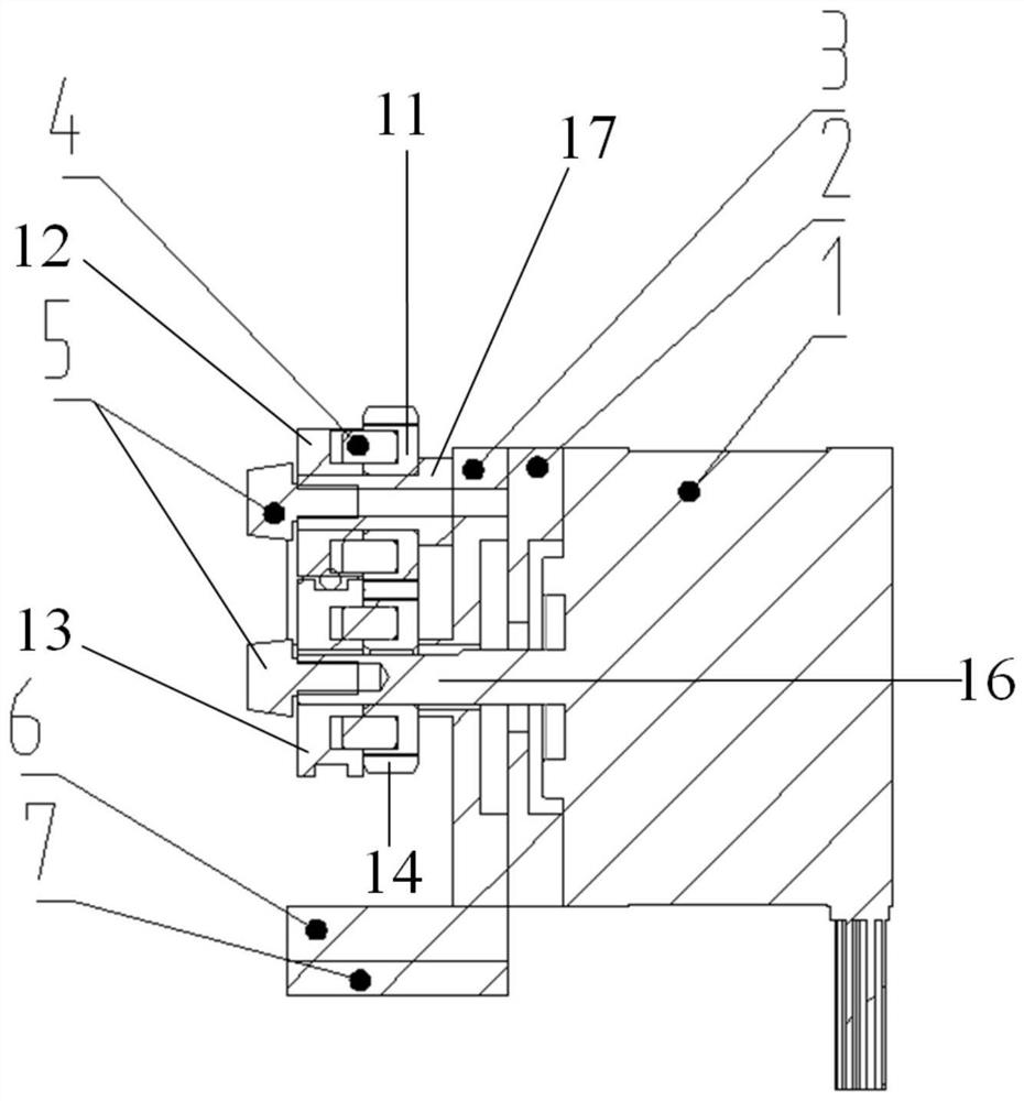 Laser cladding wire feeding device