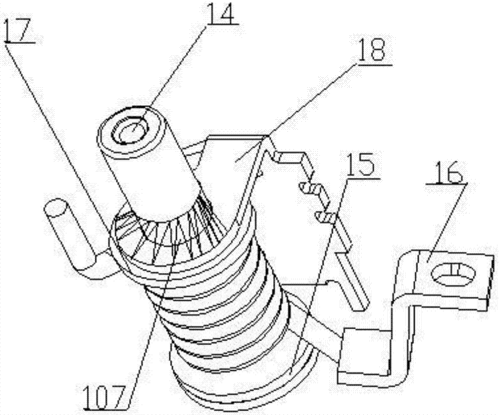 Full-automatic assembling-welding system for electric conduction assembly of low-voltage plastic-shell circuit breaker