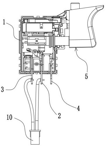 Large-current electric tool switch