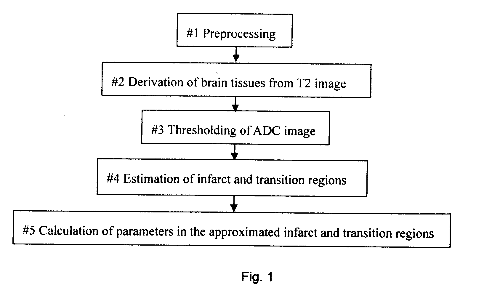 Methods and devices for producing the parameters of the brain tissues and assessing data of the suitability for thrombolysis of a patient