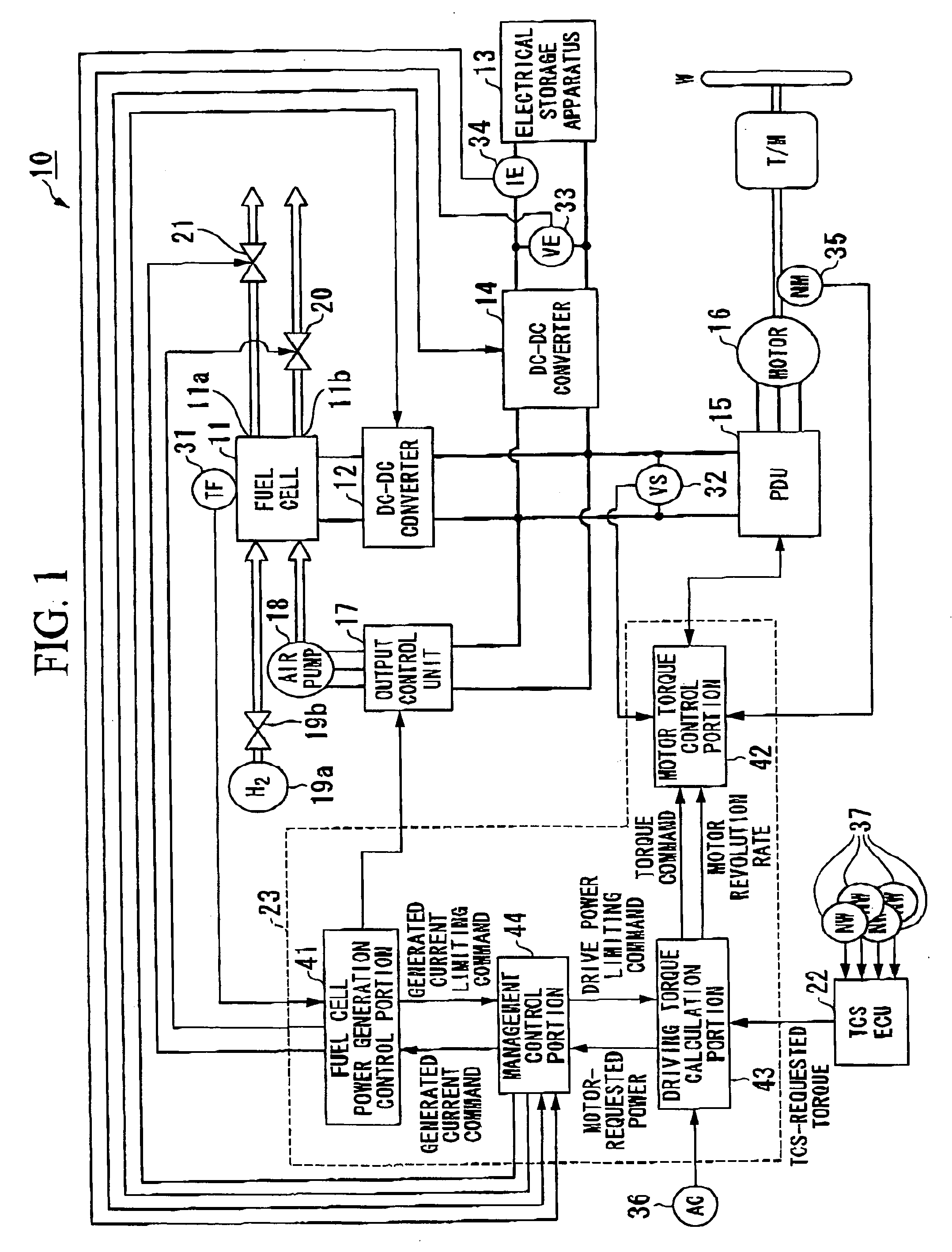 Control apparatus for fuel cell vehicle and control method for fuel cell vehicle