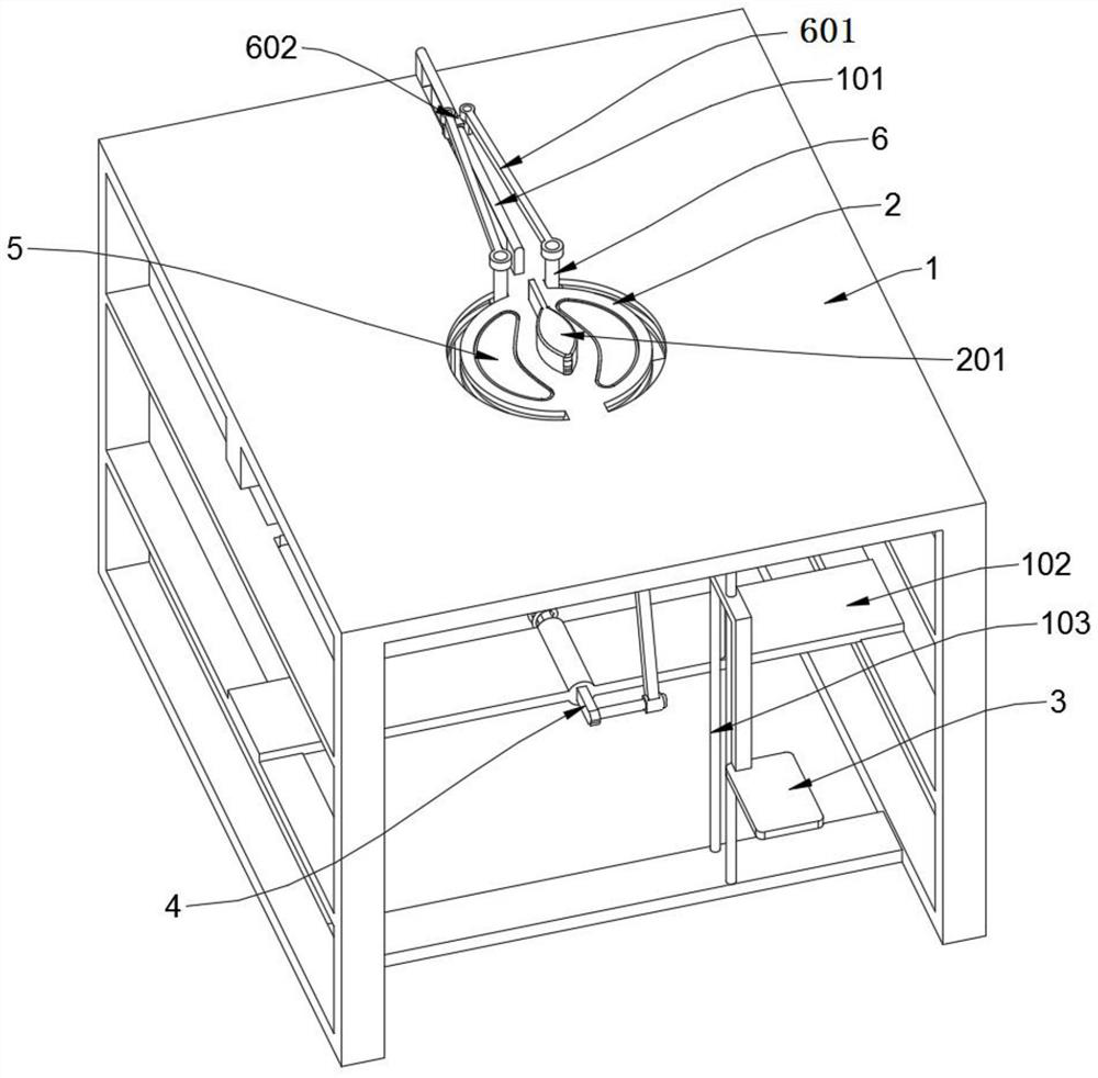 Hammering forging equipment based on handheld clamp