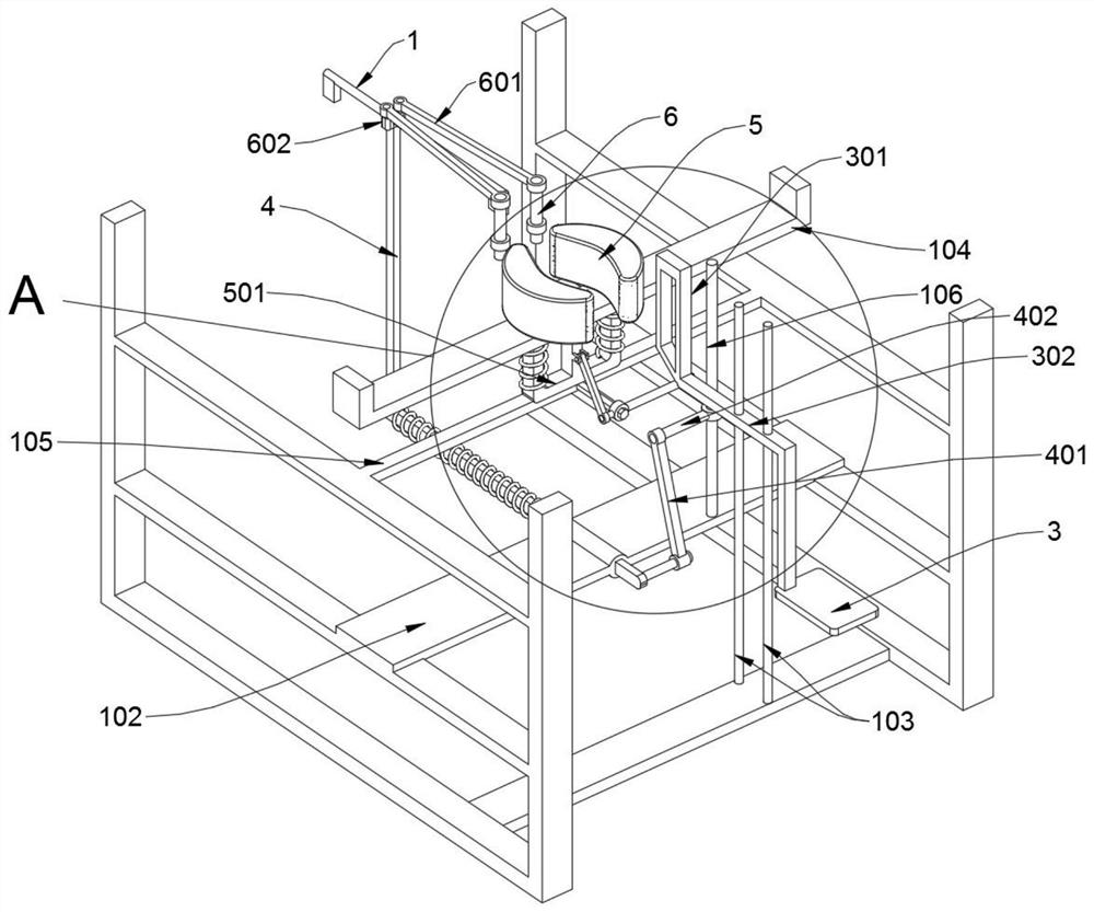 Hammering forging equipment based on handheld clamp