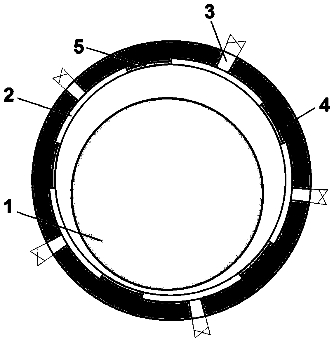 A h-shaped shallow cavity dynamic and static pressure mixed water lubricated radial bearing with circumferential communication groove