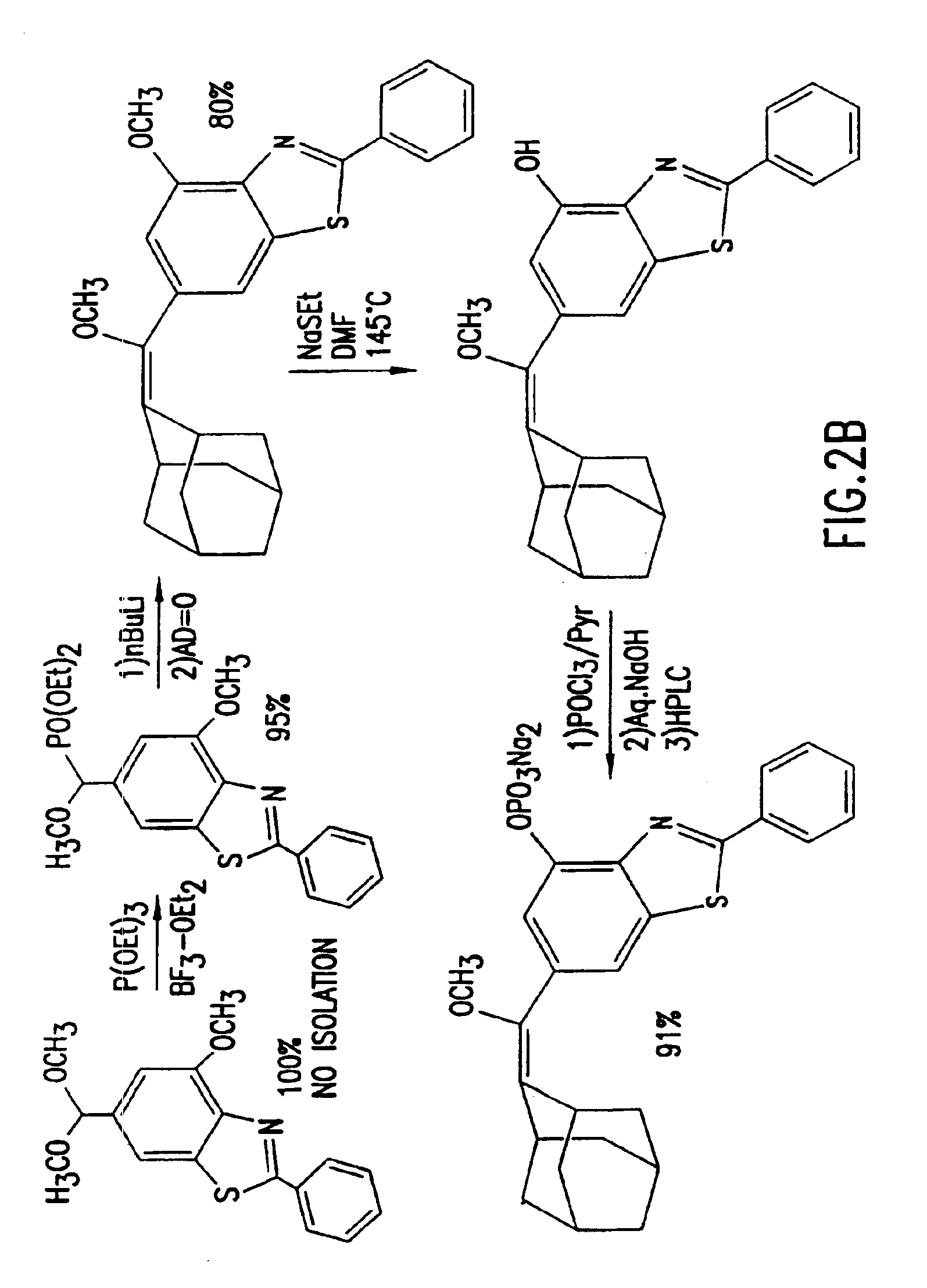 Heteroaryl substituted benzothiazole dioxetanes