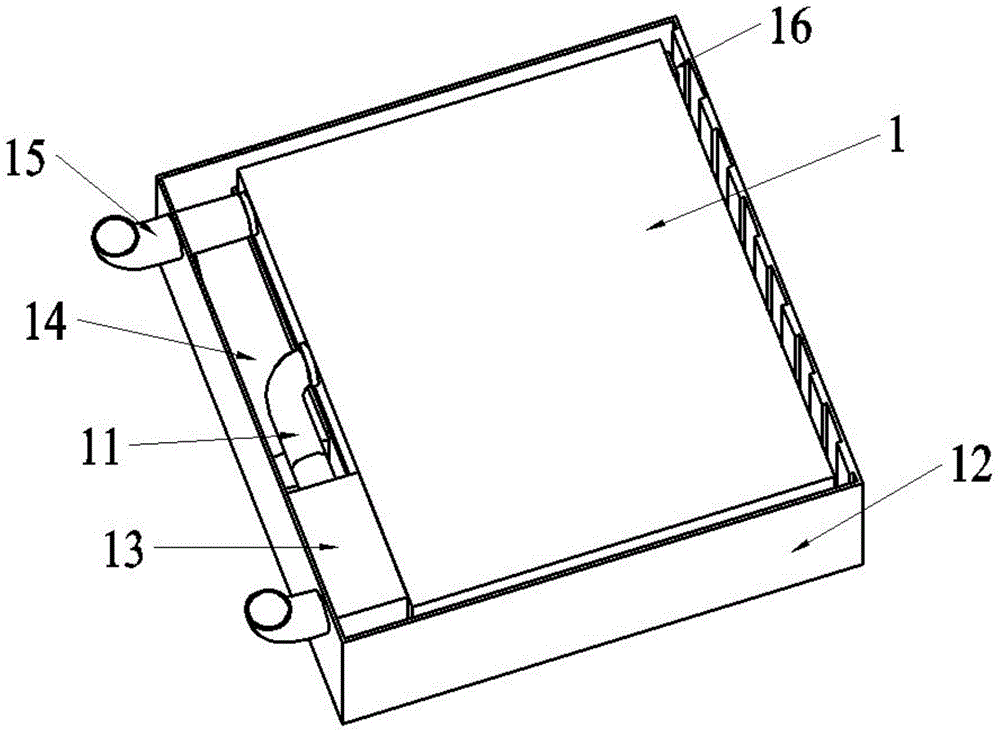 High water-resistant thermal-insulation battery box for electric automobile