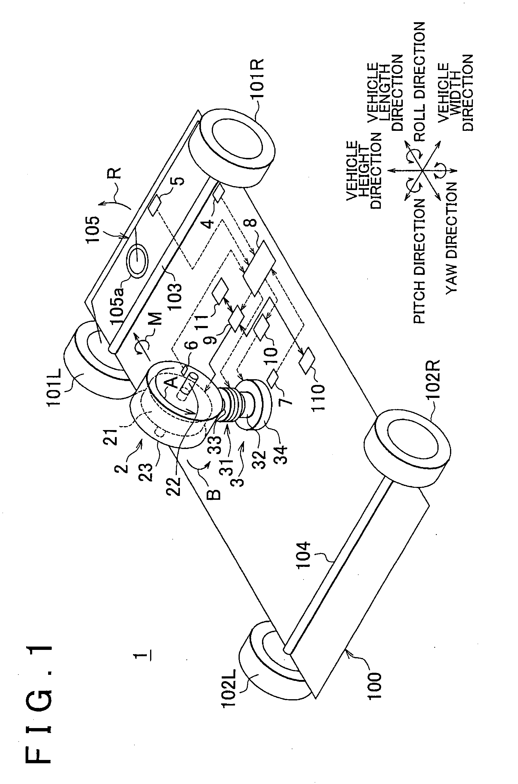 Vehicle behavior control apparatus and vehicle behavior control method