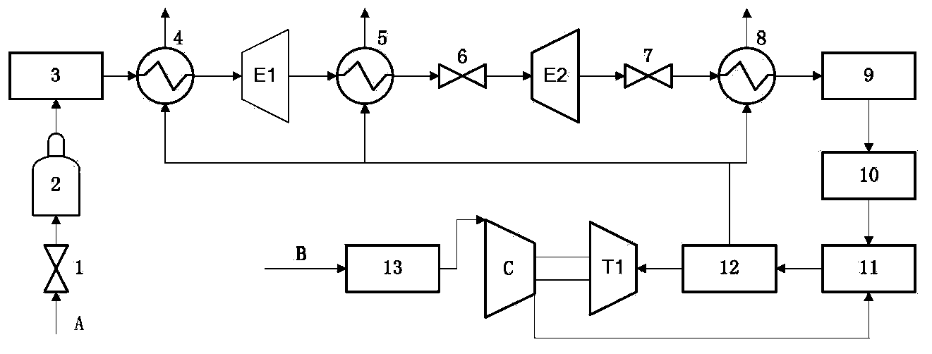 System and method for comprehensively utilizing residual heat of compressed natural gas engine (CNGE)