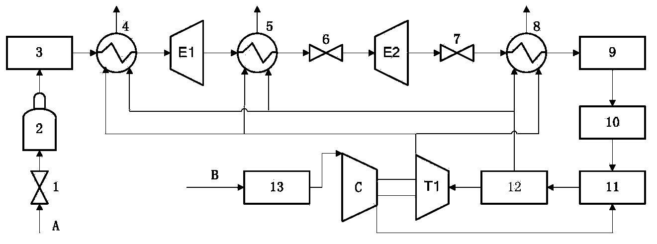 System and method for comprehensively utilizing residual heat of compressed natural gas engine (CNGE)