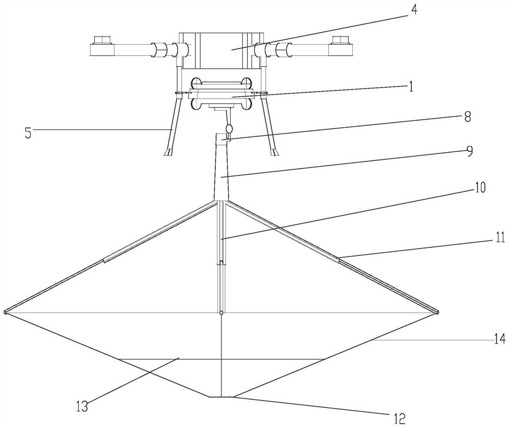 A net-type aerosol rectifier for planting and protecting unmanned aerial vehicles and its operation method