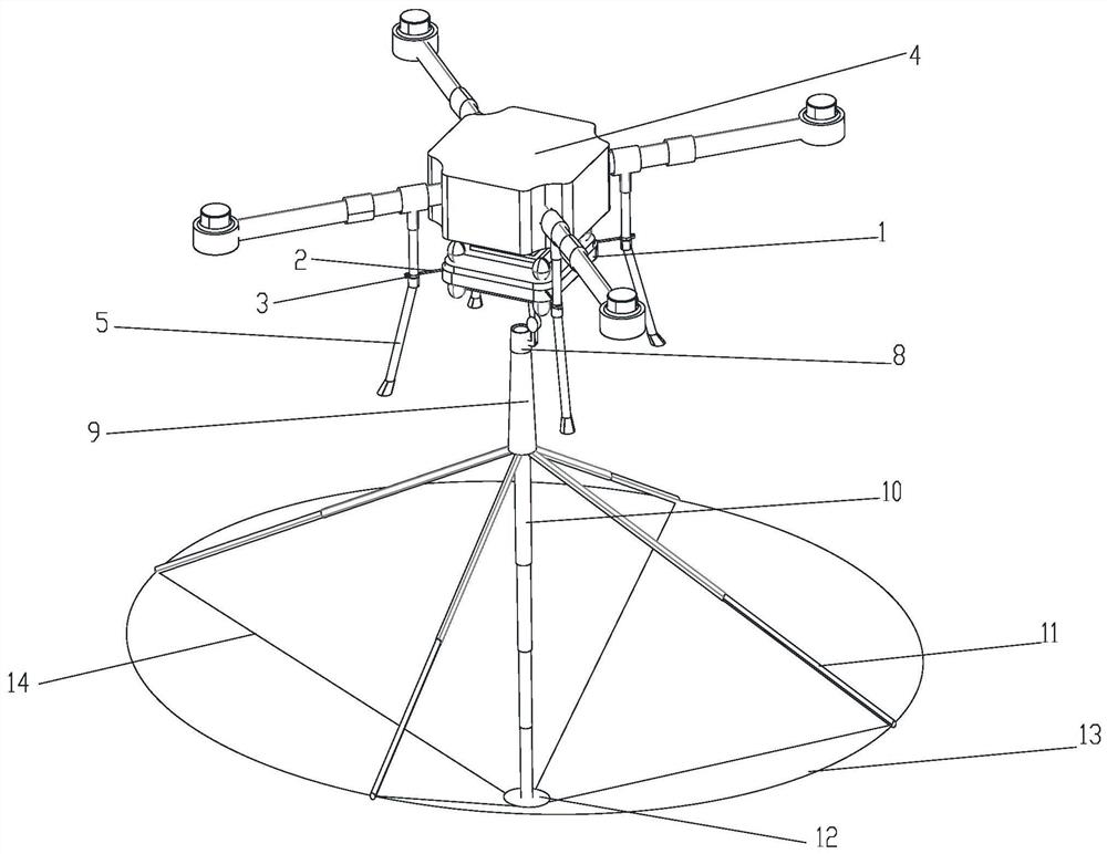 A net-type aerosol rectifier for planting and protecting unmanned aerial vehicles and its operation method