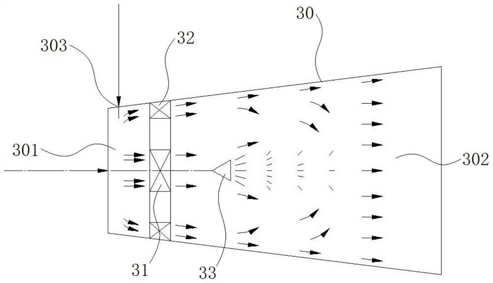 Evaporation treatment system for salt-containing wastewater